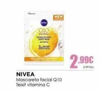 Perfumeries Facial Nivea Mascareta Facial Q10 Teixit Vitamina C oferta
