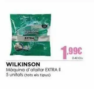 Perfumeries Facial Wilkinson Màquina D'afaitar Extra II 5 Unitats oferta