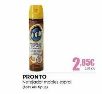 Perfumeries Facial Pronto Netejador Mobles Esprai oferta