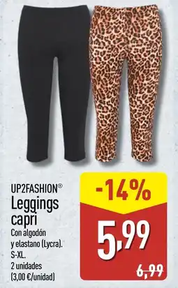 ALDI UP2FASHION Leggings capri oferta