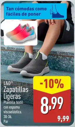 ALDI L&D Zapatillas ligeras oferta