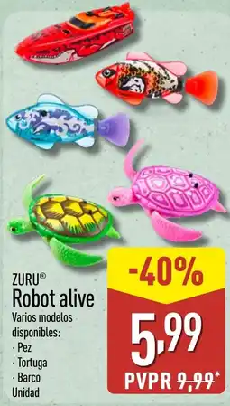 ALDI ZURU Robot alive oferta