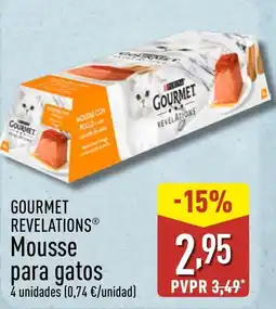 ALDI GOURMET REVELATIONS Mousse para gatos oferta