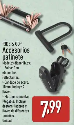 ALDI RIDE & GO Accesorios patinete oferta