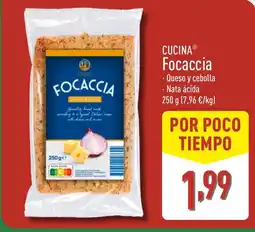 ALDI CUCINA Focaccia oferta