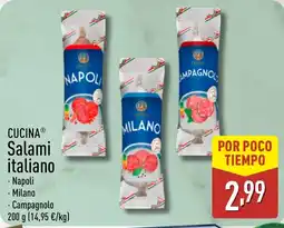 ALDI CUCINA Salami italiano oferta