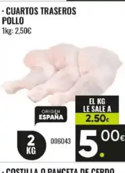 Family Cash Cuartos traseros pollo oferta