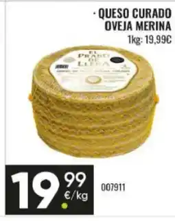 Family Cash Queso curado oveja merina oferta