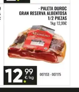 Family Cash Paleta duroc gran reserva albentosa oferta