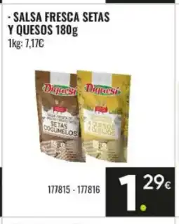 Family Cash Salsa fresca setas y quesos oferta