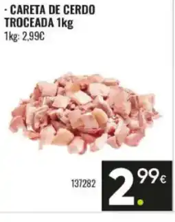 Family Cash Careta de cerdo troceada oferta