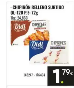 Family Cash Chipirón relleno surtido oferta
