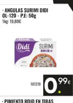 Family Cash DIDI Angulas surimi oferta