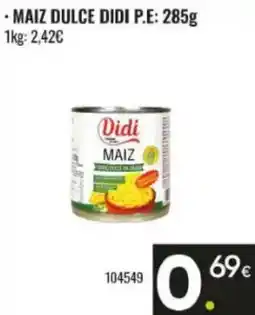 Family Cash DIDI Maiz dulce oferta