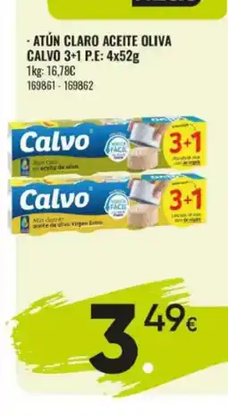 Family Cash CALVO Atún claro aceite oliva oferta
