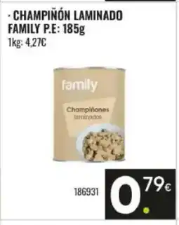 Family Cash FAMILY Champiñón laminado oferta