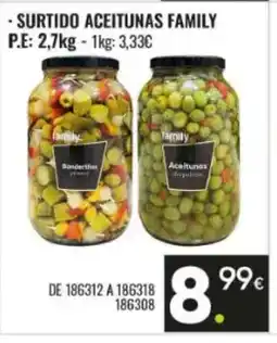 Family Cash FAMILY Surtido aceitunas oferta