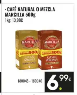 Family Cash MARCILLA Café natural o mezcla oferta