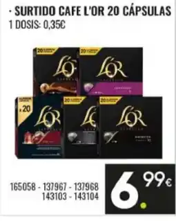 Family Cash L'OR Surtido cafe 20 cápsulas oferta
