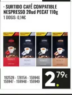 Family Cash Surtido café compatible nespresso pecat oferta