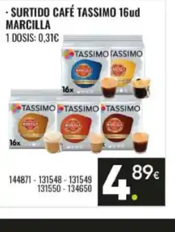 Family Cash MARCILLA Surtido café tassimo oferta