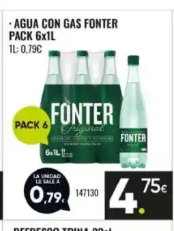 Family Cash FONTER Agua con gas oferta
