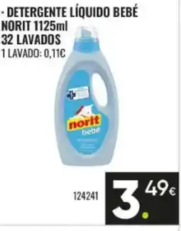 Family Cash NORIT Detergente líquido bebé oferta