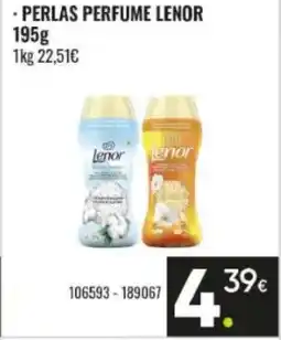 Family Cash LENOR Perlas perfume oferta