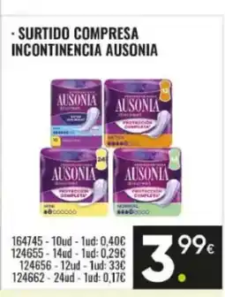 Family Cash AUSONIA Surtido compresa incontinencia oferta