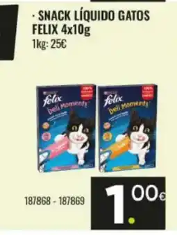 Family Cash FELIX Snack líquido gatos oferta