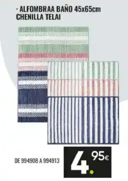 Family Cash TELAI Alfombraa baño chenilla oferta