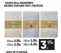 Family Cash Bajera 90cm microfibra colores surtidos 100% poliéster oferta