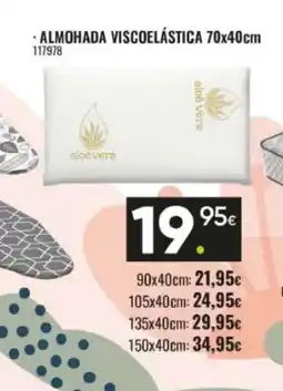 Family Cash Almohada viscoelástica oferta