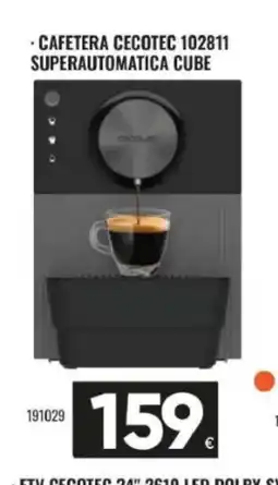 Family Cash Cafetera cecotec superautomatica cube oferta