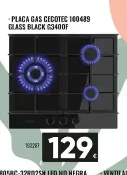 Family Cash Placa gas cecotec glass black g3400f oferta