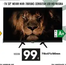 Family Cash NEVIR tv 32" nvr-7805bc-32rd2sn led hd negra oferta