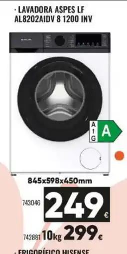 Family Cash ASPES Lavador lf al8202aidv 8 1200 inv oferta