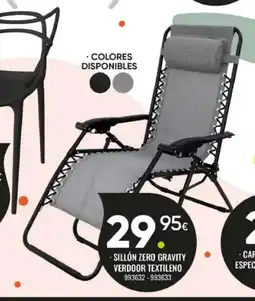 Family Cash Sillón zero gravity verdoor textileno oferta