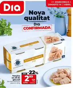 Dia DIA MARI MARINERA Tonyina en oli de gira-sol oferta