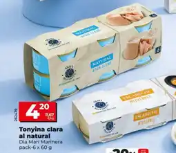 Dia DIA MARI MARINERA Tonyina clara al natural oferta