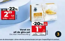 Dia DIA MARI MARINERA Verat en oli de gira-sol oferta