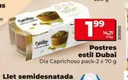 Dia DIA CAPRICHOSO Postres estil Dubai oferta