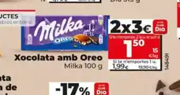 Dia MILKA Xocolata amb Oreo oferta