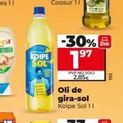 Dia KOIPE SOL Oli de gira-sol oferta