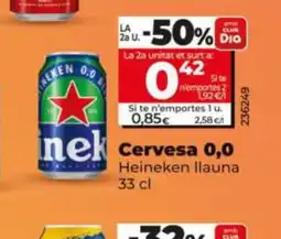 Dia HEINEKEN Cervesa 0,0 oferta