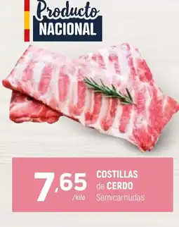 Coviran Costillas de cerdo semicarnudas oferta