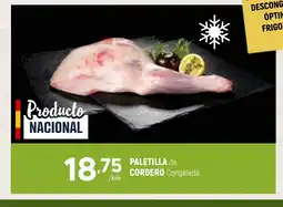 Coviran Paletilla de cordero congelada oferta