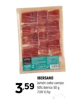 Coviran IBERSANO Jamón cebo campo 50% ibérico oferta