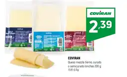Coviran COVIRAN Queso mezcla tierno, curado o semicurado lonchas oferta