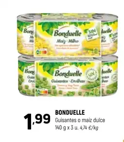 Coviran BONDUELLE Guisantes o maíz dulce oferta